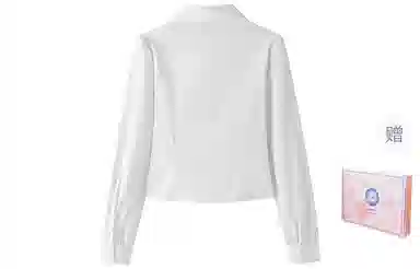 东鲸岁时记 修身刺绣显瘦短款舒适简约长袖衬衫 女款