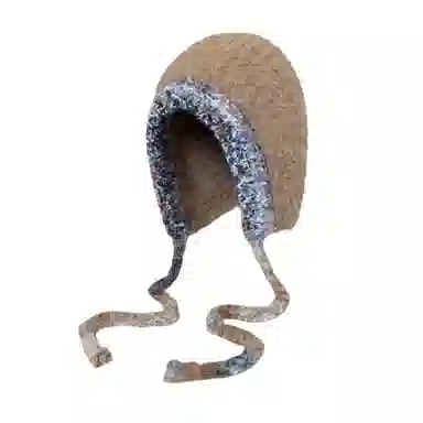 北极绒 手工大头围毛绒针织秋冬加厚保暖显脸小 聚酯纤维 绒线帽 女款