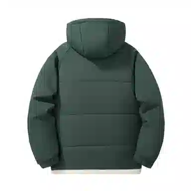 贵人鸟 面包服条纹加厚保暖连帽棉服 男女同款