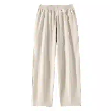 三体 不要回答系列 简约基础款字母印花美式复古宽松百搭垂感自然直筒多巴胺高街潮牌健身日常通勤时尚长裤休闲裤 男女同款