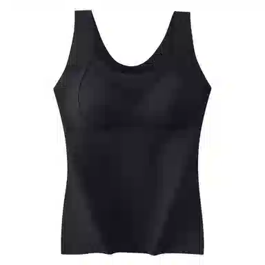 草本初色 德绒上衣带胸垫无痕发热打底内搭可外穿秋冬保暖上装 女款