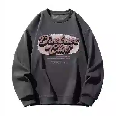 莫代尔 字母休闲时尚潮流印花舒适亲肤长袖打底衣 男女同款