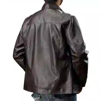 dme Basic Zip Leather Jacket