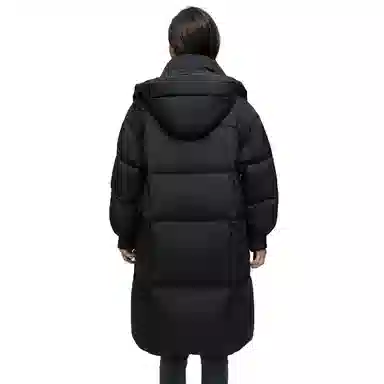 雅鹿 中长款长袖宽松面包羽绒服 女款