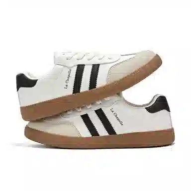 拉夏贝尔 合成革 时尚舒适 简约百搭 防滑耐磨 低帮 板鞋 女款