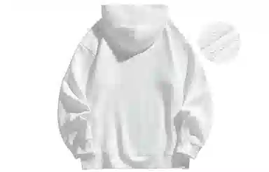 真维斯 纯色基础款美式复古宽松休闲连帽套头百搭长袖卫衣 男女同款