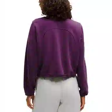 lululemon Brushed Softstreme Half Zip Mohave Brown