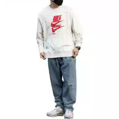 Nike Crewneck Pullover Sweatshirt White