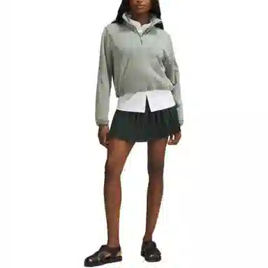 lululemon Brushed Softstreme Half Zip Mohave Brown