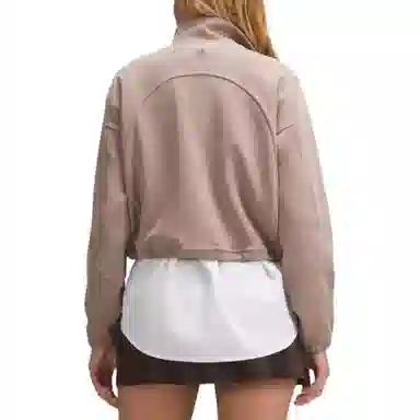 lululemon Brushed Softstreme Half Zip Mohave Brown