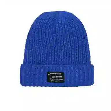 北极绒 秋冬毛线保暖百搭冷帽宽松大头围显脸小针织潮 聚酯纤维 绒线帽 男女同款情侣款