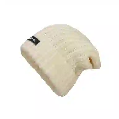 北极绒 大头围毛线冬季显脸小针织 聚酯纤维 绒线帽 男女同款情侣款