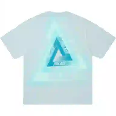 PALACE FW24 TRI-FADED T-SHIRT FAINT BLUE LOGOT