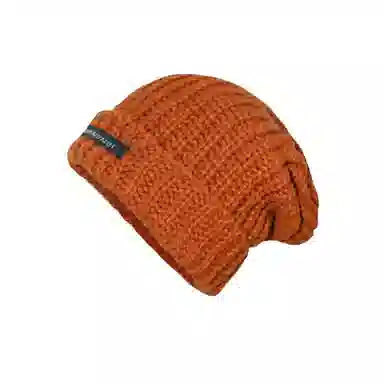 北极绒 秋冬新款时尚百搭大头围毛线显脸小保暖针织 聚酯纤维 绒线帽 男女同款情侣款