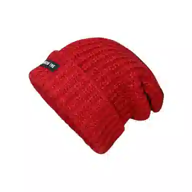 北极绒 大头围毛线冬季显脸小针织 聚酯纤维 绒线帽 男女同款情侣款