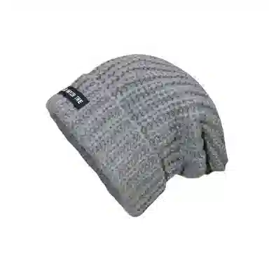 北极绒 大头围毛线冬季显脸小针织 聚酯纤维 绒线帽 男女同款情侣款