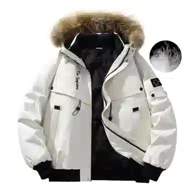 The Simpsons Embroidered Down Jacket