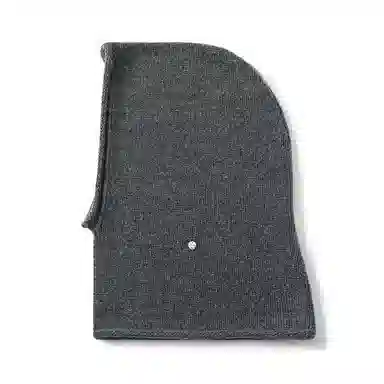 玖慕 一体秋冬连帽套加厚保暖巴拉克拉法 绵羊毛 毛线帽 女款