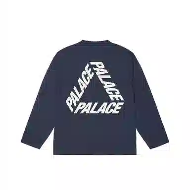 PALACE FW24 P3 LONGSLEEVE NAVY T