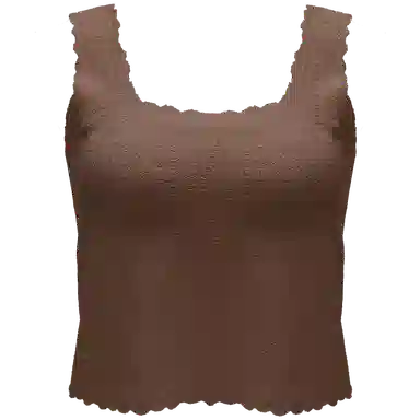 多情猫 轻暖一体式免穿文胸内搭外穿吊带 女款