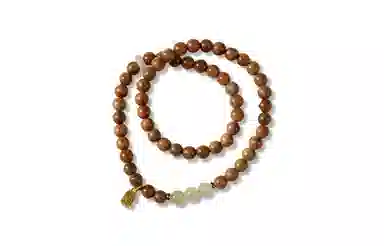 金瑞邦 复古 小众设计 新中式国潮 文玩 叠戴 转运来财 平步青云 步步高升 精准桃花 金丝檀木 木作手串 男女同款情侣款