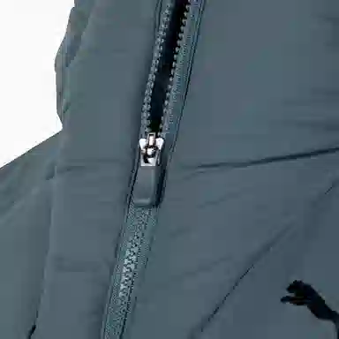 PUMA Logo Print Hoodie Jacket Blue