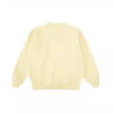 柏黛妃 圆领长袖套头韩系长袖卫衣 女款 黄色