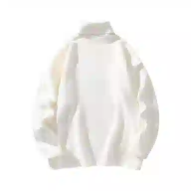 三体 地球文明系列 简约基础款字母印花绣标纯色保暖加厚柔软舒适高领套头百搭宽松内搭外穿学生多巴胺日常通勤针织衫 男女同款