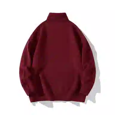 三体 地球文明系列 简约基础款字母印花绣标纯色保暖加厚柔软舒适高领套头百搭宽松内搭外穿学生多巴胺日常通勤针织衫 男女同款