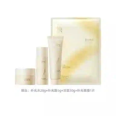 柳丝木 光感焕亮平衡精粹护肤套组 抗糖保湿抗氧化 补水精华面霜洁面舒肤温和