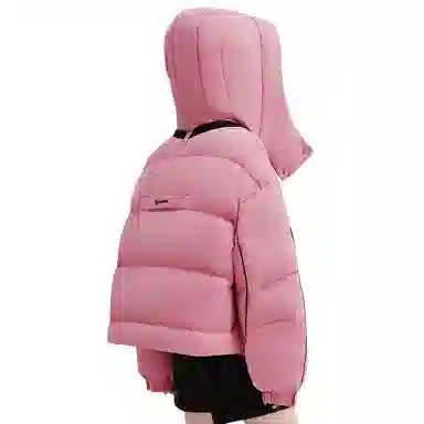 鸭鸭 时尚百搭韩版短款面包服羽绒服 女款