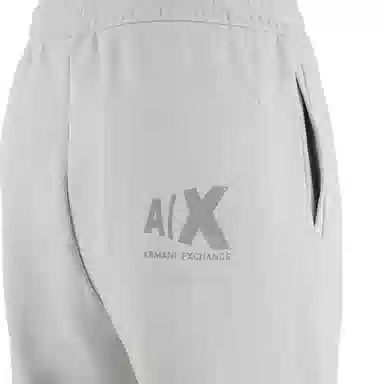 Armani Exchange SS23 Logo Joggers Light Grey