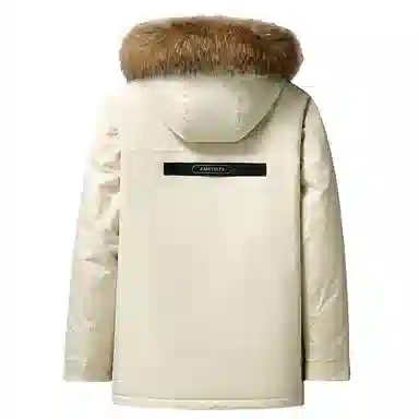 鸭鸭 蓝钻系列 中青年时尚韩版休闲百搭连帽宽松户外运动防寒保暖中长款羽绒服 男女同款