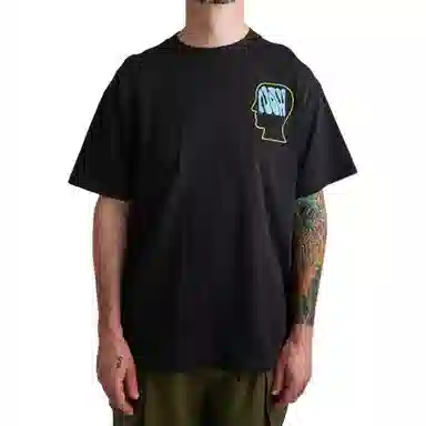 Brain Dead FW23 THE NOW MOVEMENT T-SHIRT - BLACK T