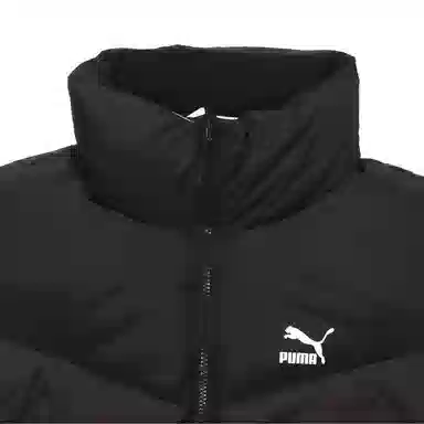 PUMA Stand Collar Down Jacket Black