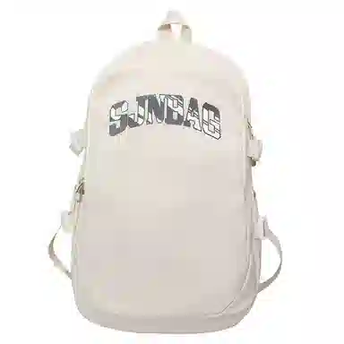 醇龙 森系字母小清新 尼龙 双肩包 男女同款情侣款 多色