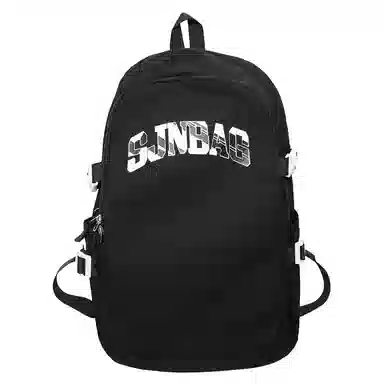 醇龙 森系字母小清新 尼龙 双肩包 男女同款情侣款 多色