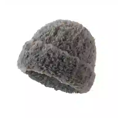 北极绒 秋冬毛线保暖针织宽松大头围护耳显脸小 聚酯纤维 绒线帽 男女同款情侣款