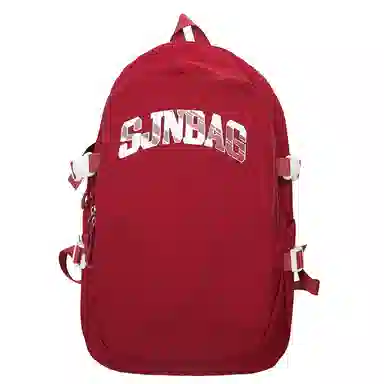 醇龙 森系字母小清新 尼龙 双肩包 男女同款情侣款 多色