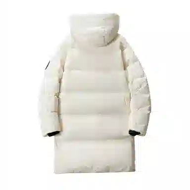 鸭鸭 韩系基础款学院小清新小众设计感宽松加厚保暖防风羽绒服 男女同款