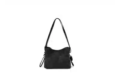 Lee Denim Quilted Shoulder Bag Black