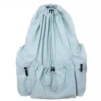 垣途者 休闲运动学生 尼龙 双肩包 男女同款情侣款 白色