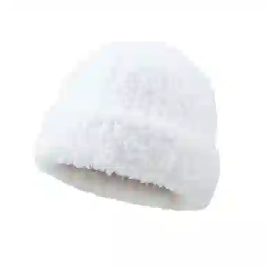 北极绒 秋冬毛线保暖针织宽松大头围护耳显脸小 聚酯纤维 绒线帽 男女同款情侣款