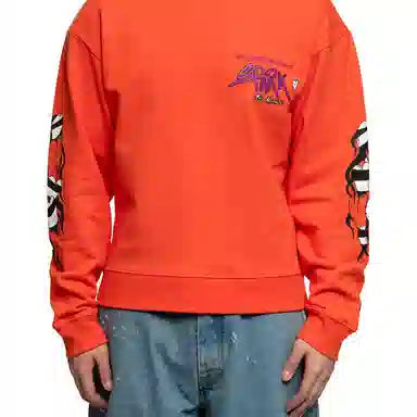 Chrome Hearts Crewneck Sweatshirt Orange