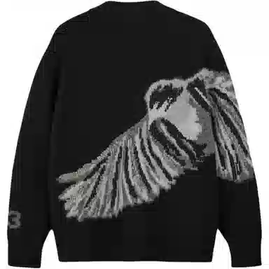 Y-3 Graphic Knit Cardigan