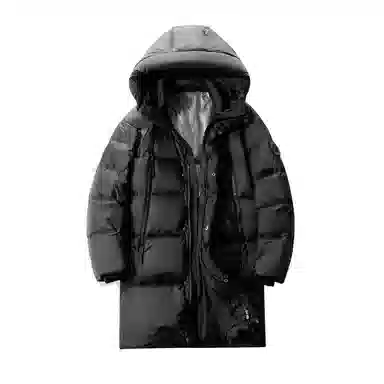 鸭鸭 韩系基础款学院小清新小众设计感宽松加厚保暖防风羽绒服 男女同款