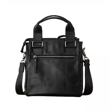 Houbu Business Casual Leather Tote Black