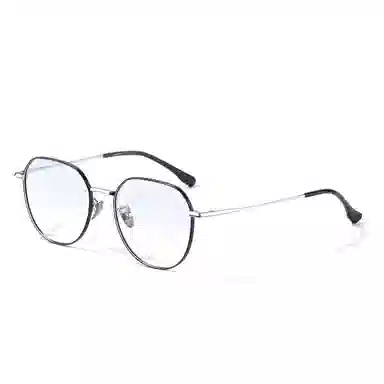 【联系客服可配度数】 苍木优品 近视眼镜框可配度数圆脸大脸显瘦超轻纯钛金丝大框配防蓝光 β钛 方形 光学镜架 男女同款情侣款