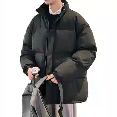 玉儿恋 休闲百搭加厚保暖面包棉服 男款