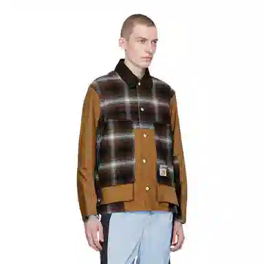 Carhartt WIP FW22 Plaid Patchwork Jacket